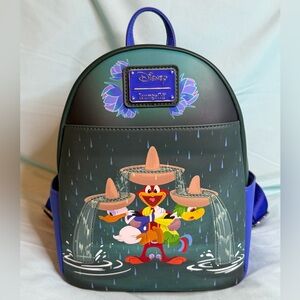 Loungefly x Disney Three Cabarellos Waterfall (Donald, Jose, & Pancito) Backpack